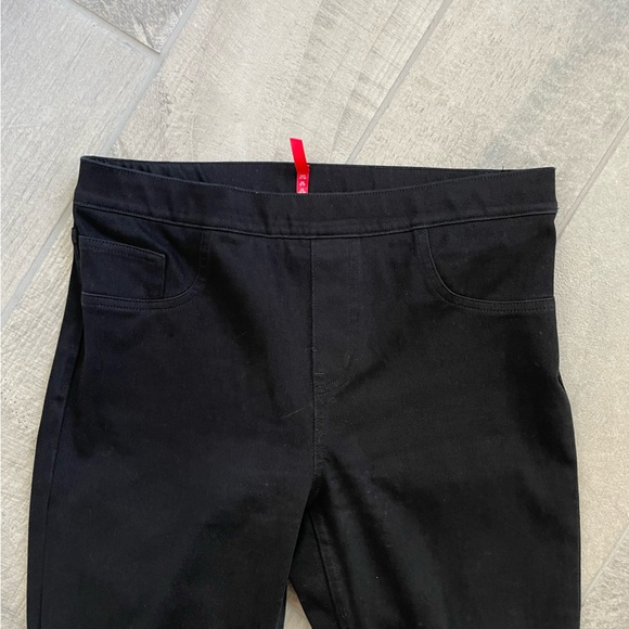 Spanx Black Faux Jean Leggings Jeggings Size Large - Picture 6 of 7